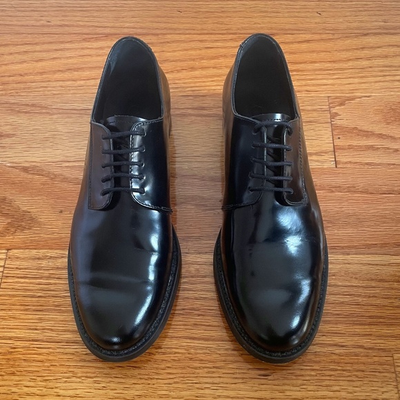 COS patent leather lace-up brogues - Picture 1 of 6